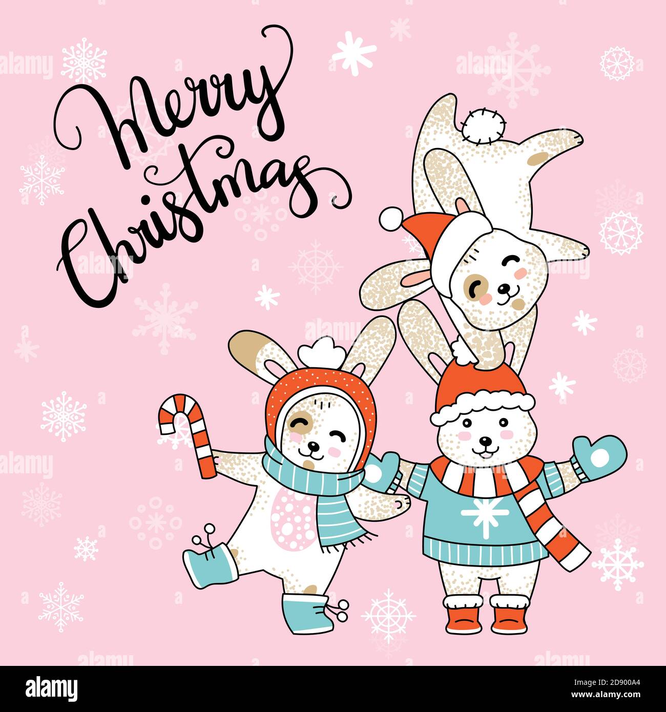 cute christmas card background 0028