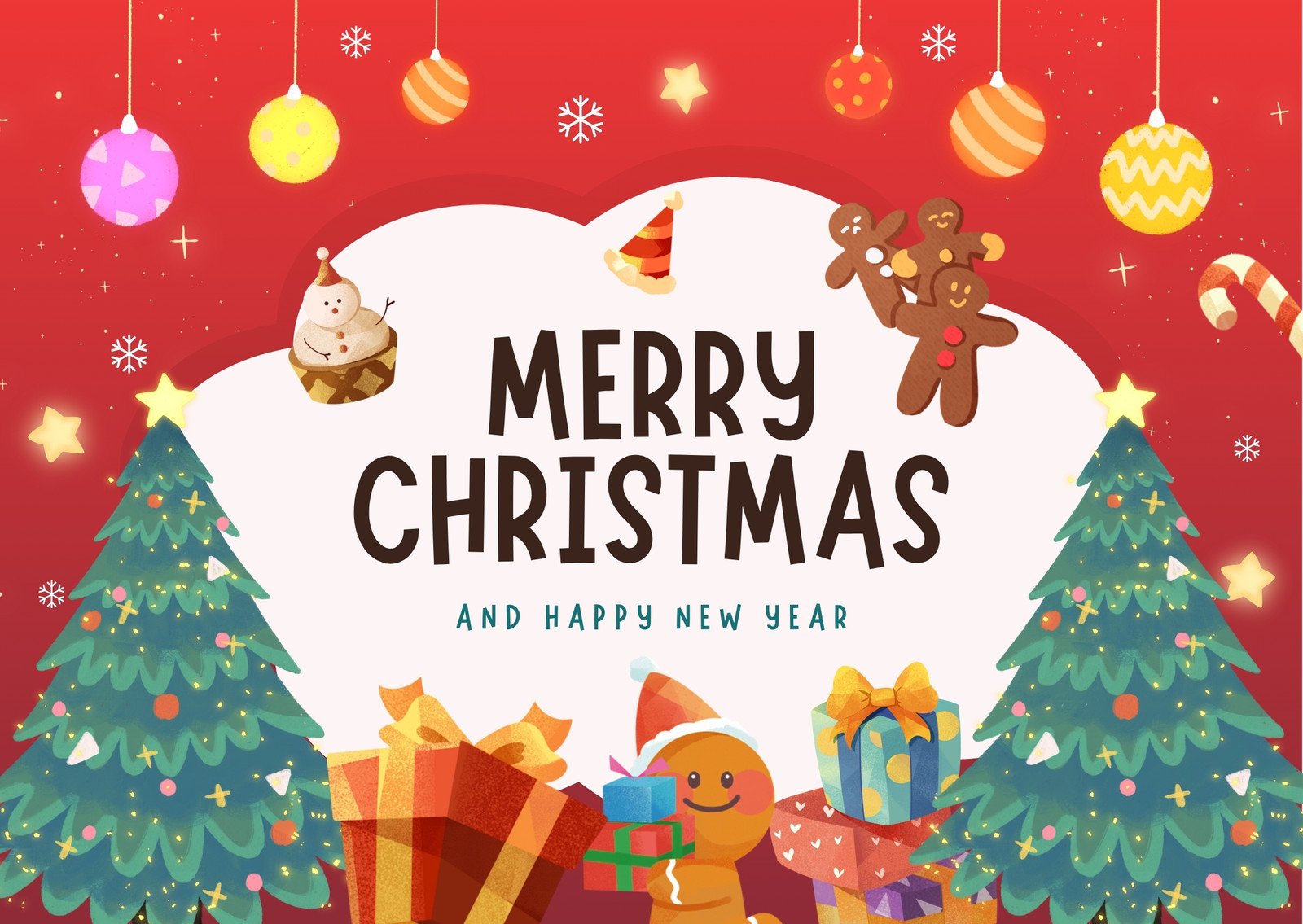 cute christmas card background 0044