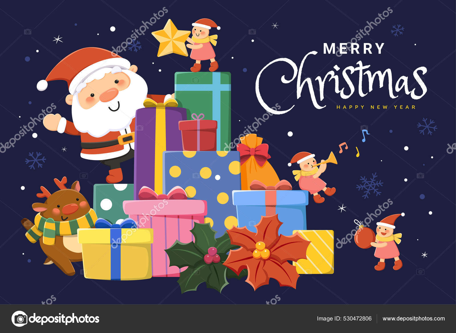 cute christmas card background 0080