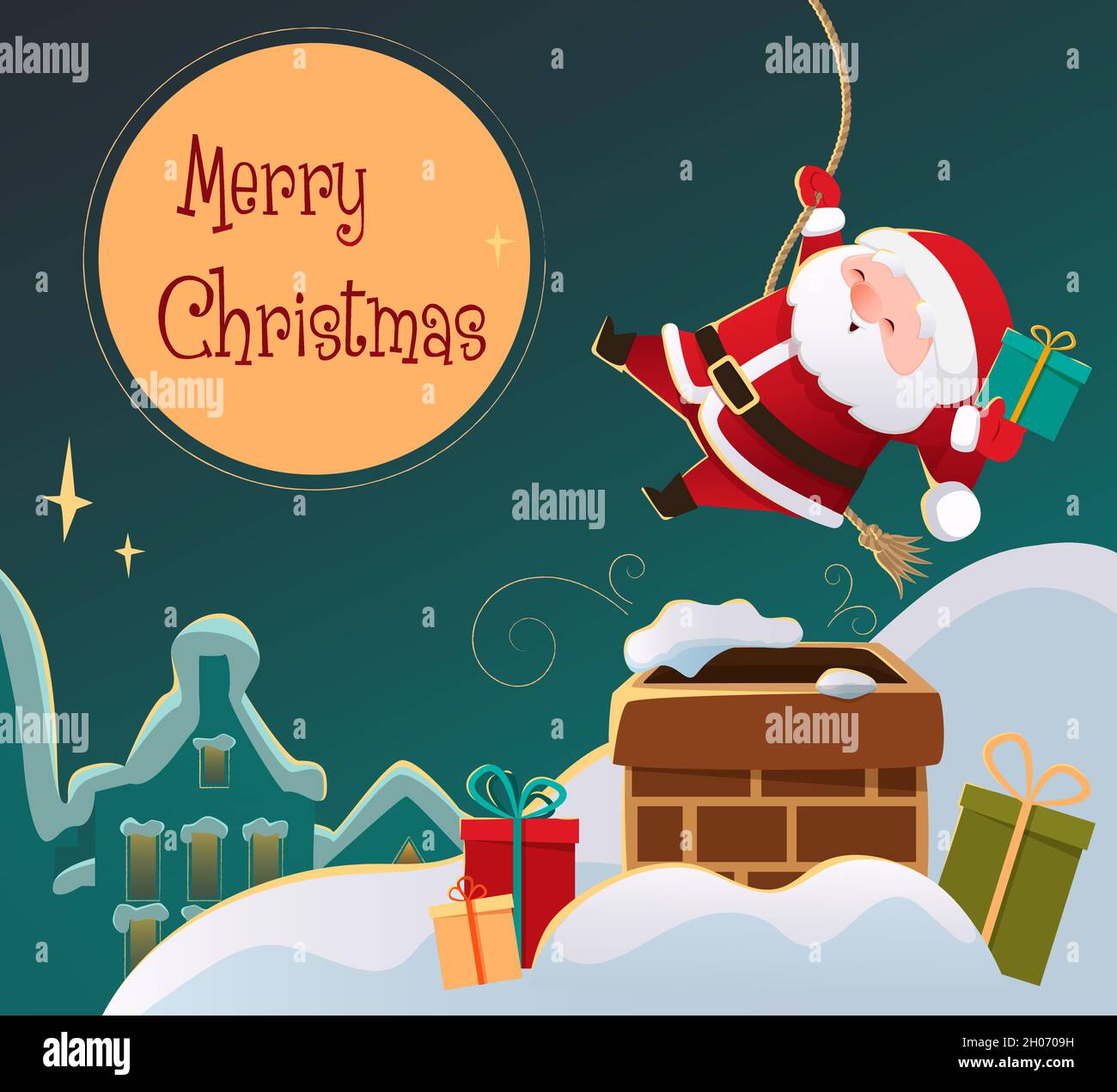 cute christmas card background 0091