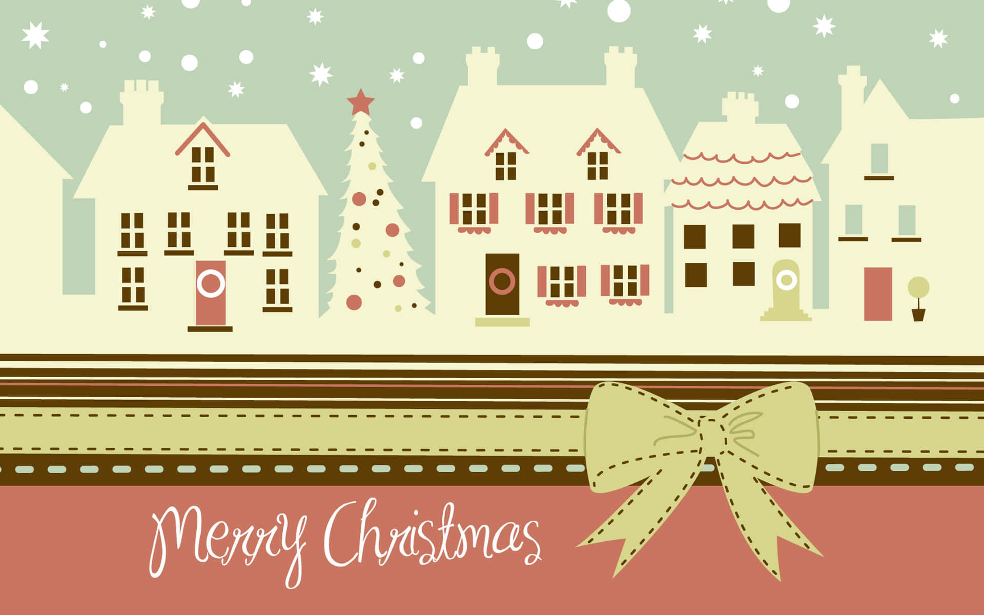 cute christmas card background 0092