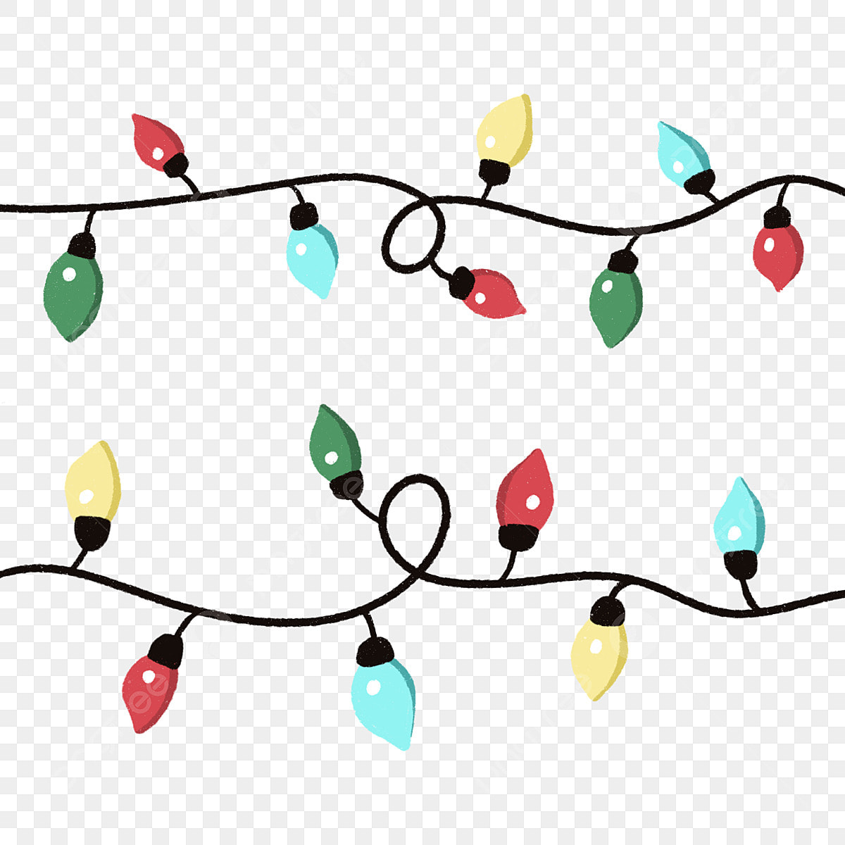 cute christmas lights background 0013