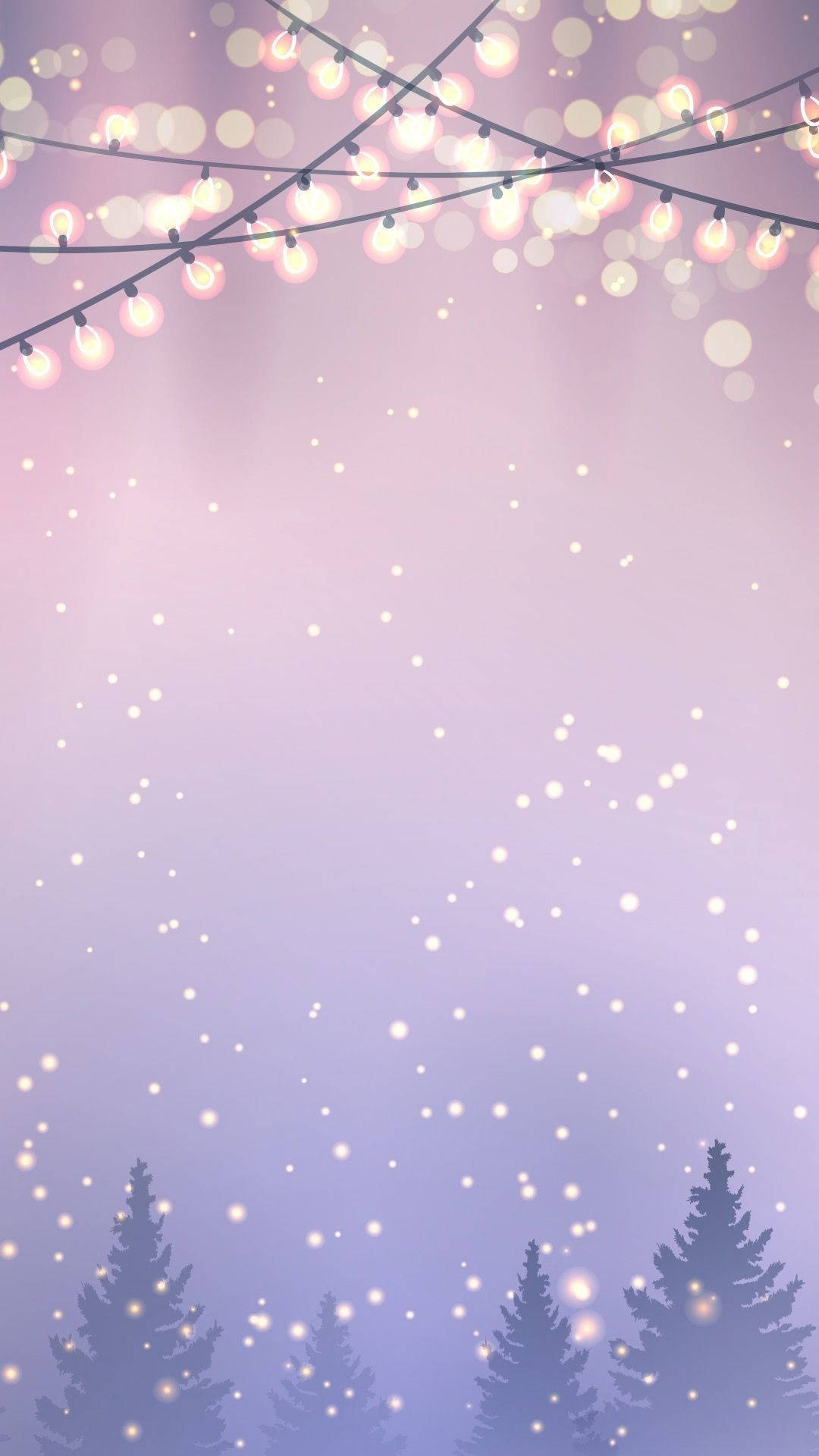 cute christmas lights background 0019