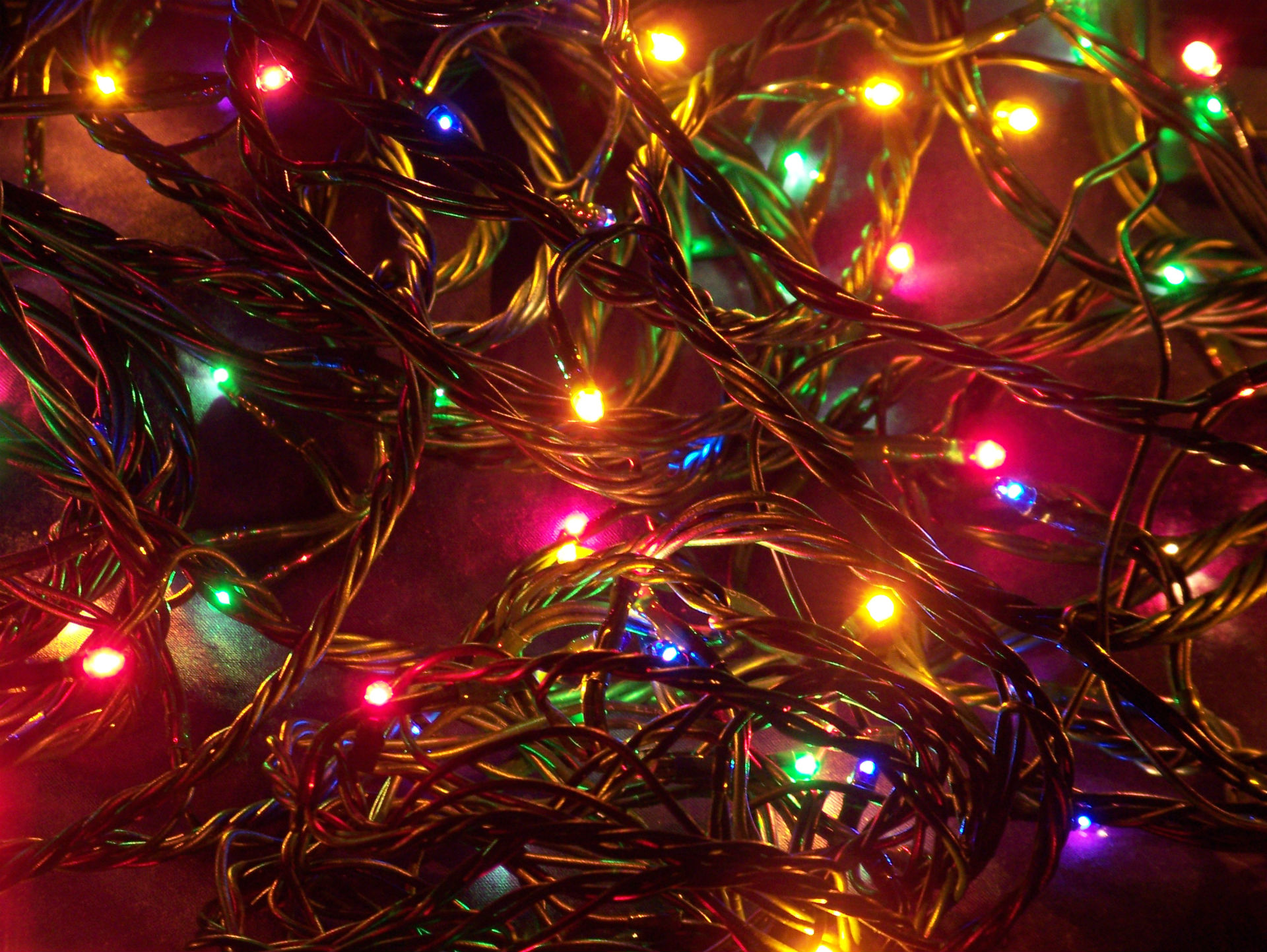 cute christmas lights background 0027