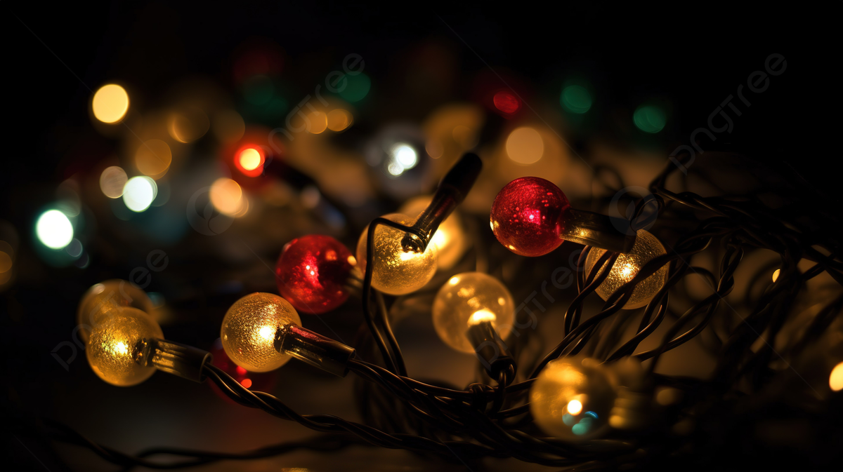 cute christmas lights background 0040