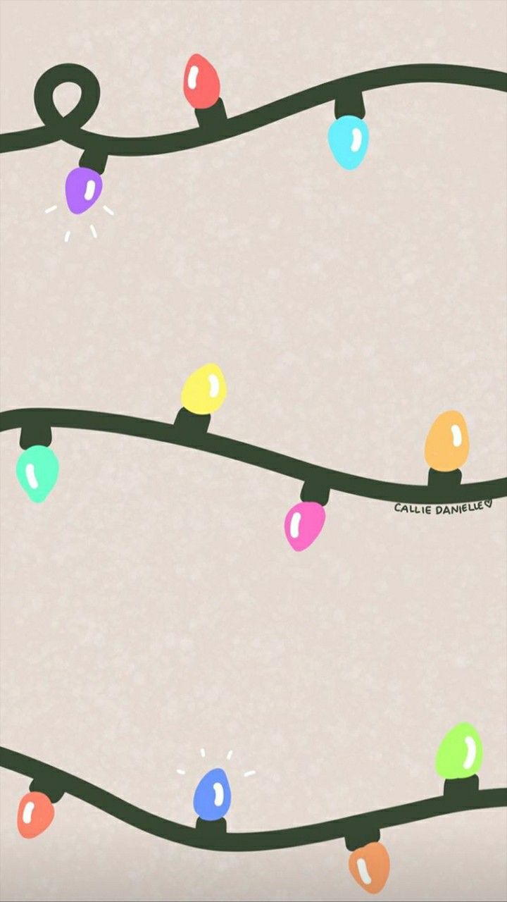 cute christmas lights background 0062