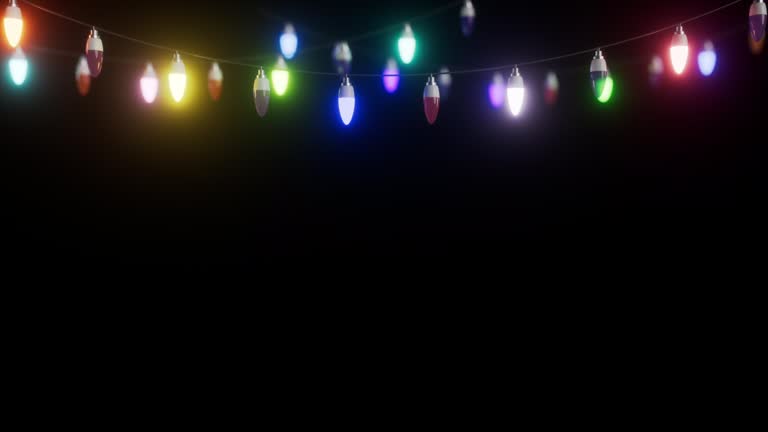 cute christmas lights background 0086