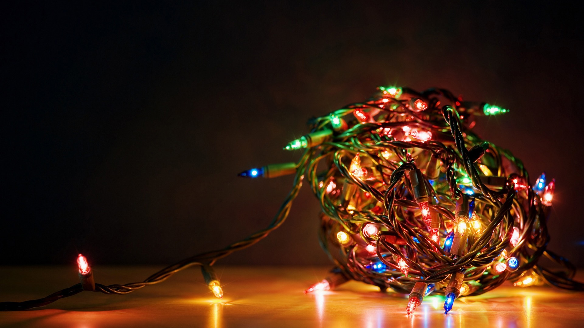 cute christmas lights background 0097