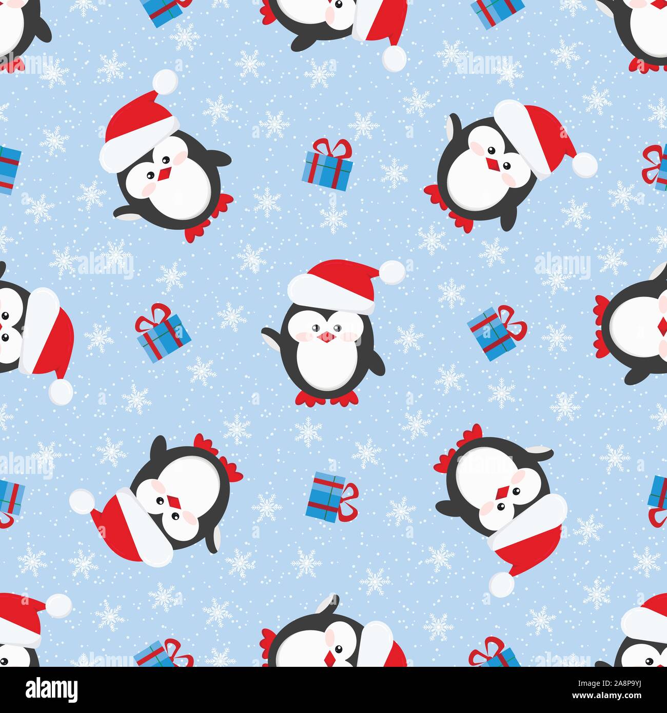 cute christmas pattern background 0020