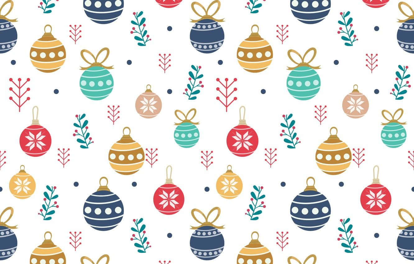 cute christmas pattern background 0021