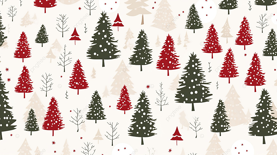 cute christmas pattern background 0044