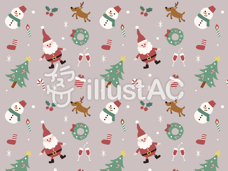 cute christmas pattern background 0052