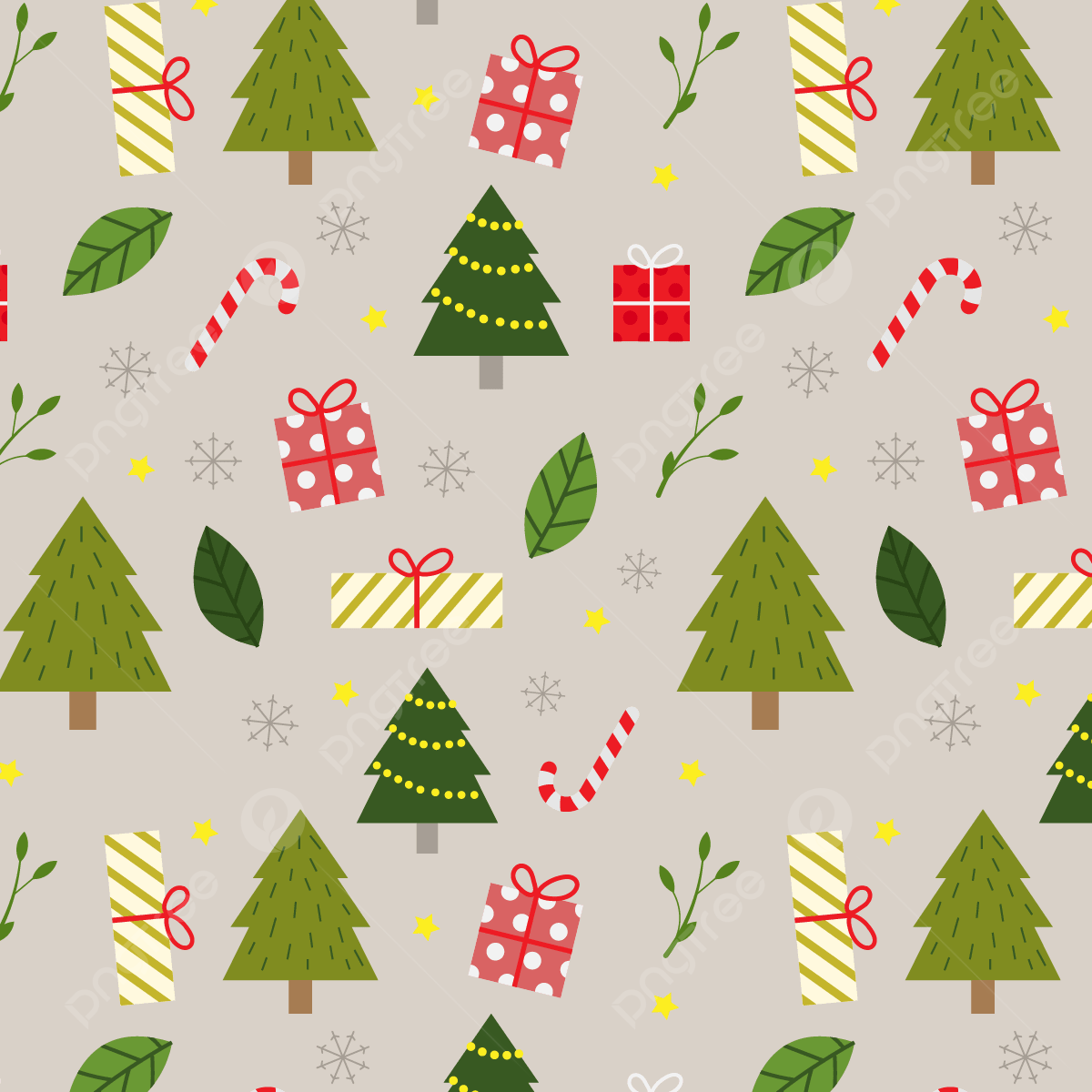 cute christmas pattern background 0056