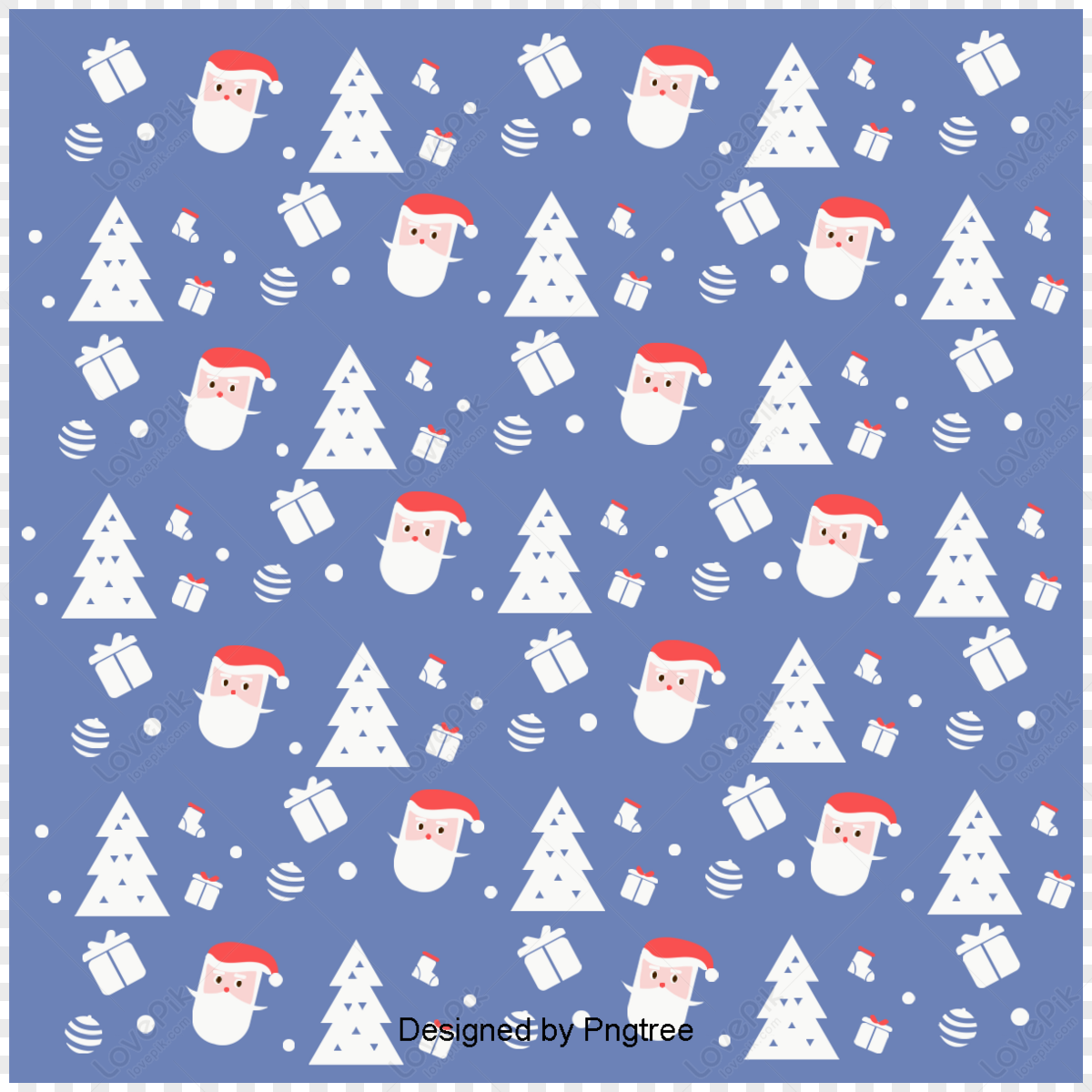 cute christmas pattern background 0059