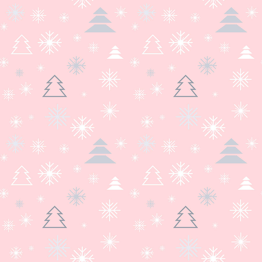 cute christmas pattern background 0069