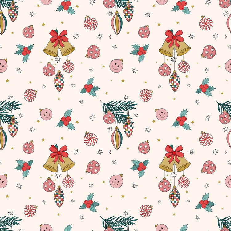 cute christmas pattern background 0072