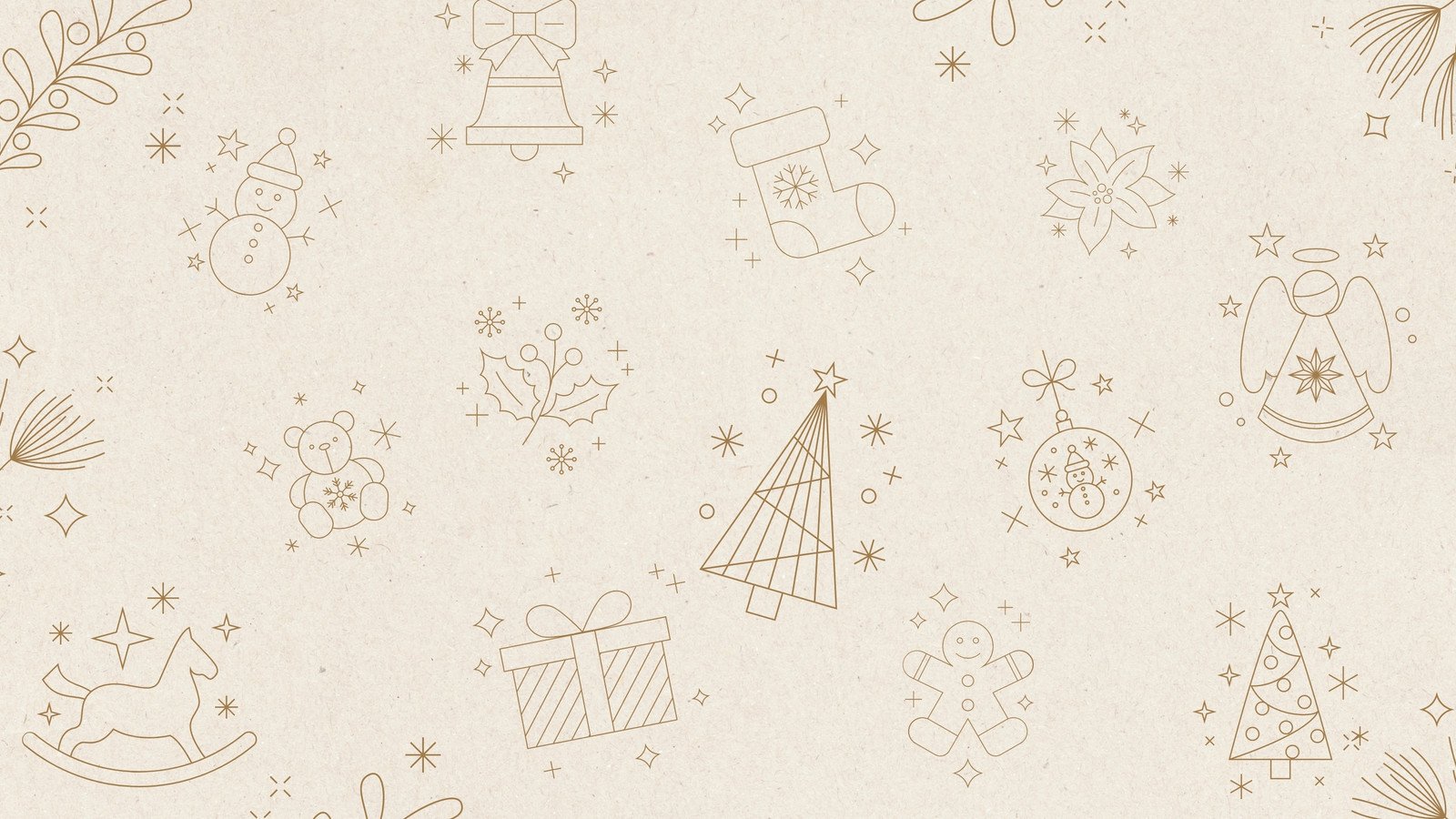 cute christmas pattern background 0077