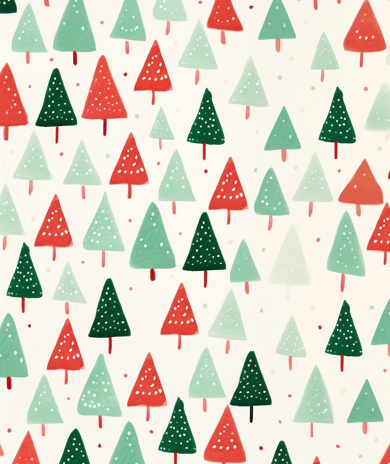 cute christmas pattern background 0078