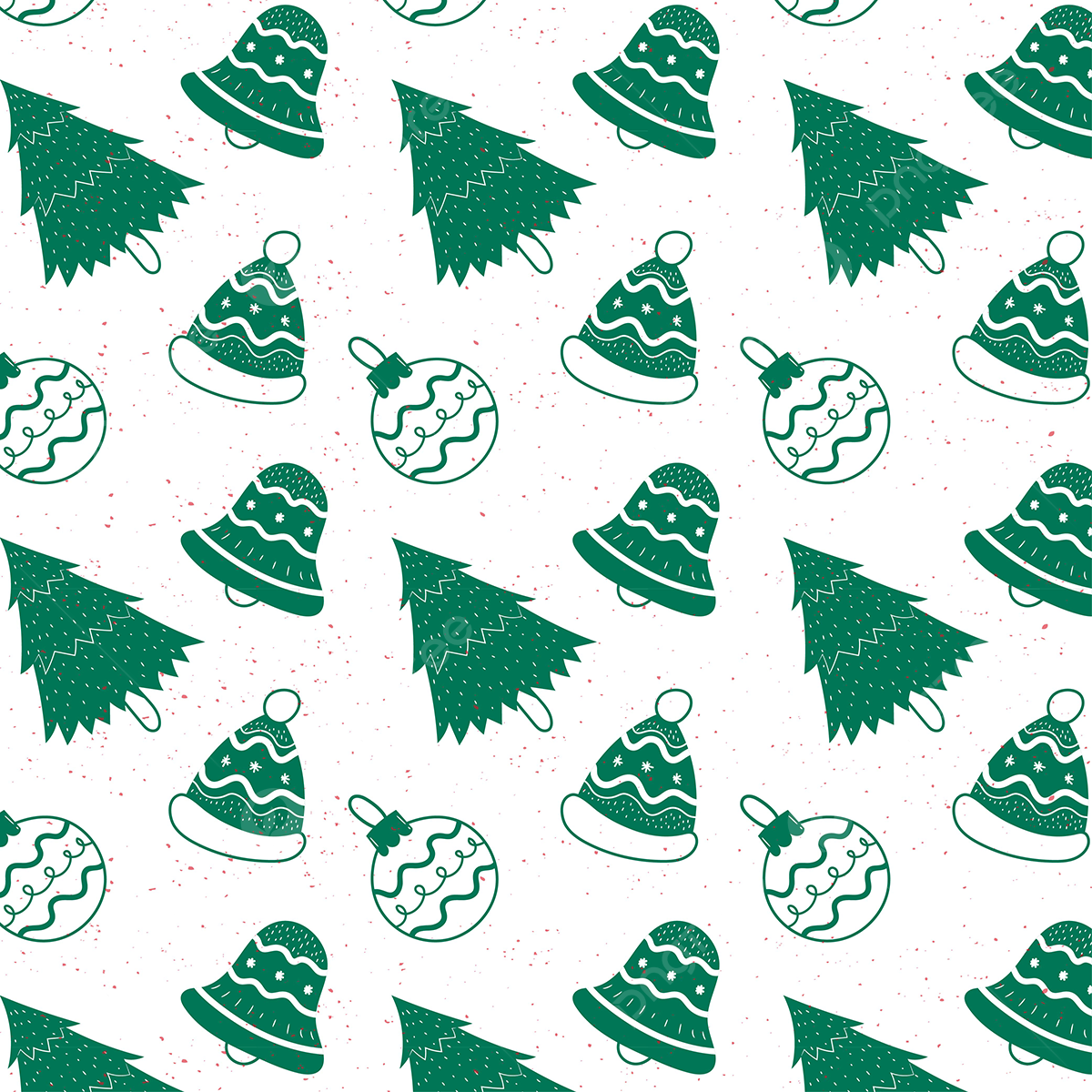 cute christmas pattern background 0081