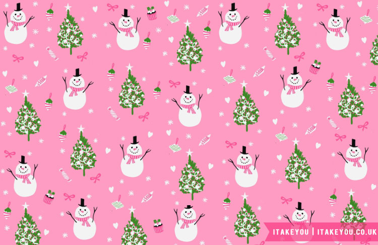 cute christmas pattern background 0093