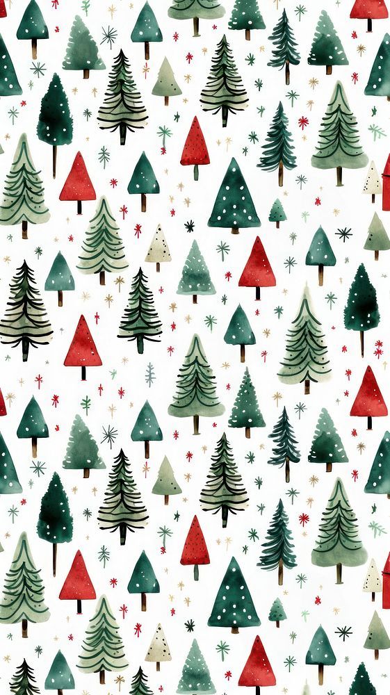 cute Christmas tree background 0031