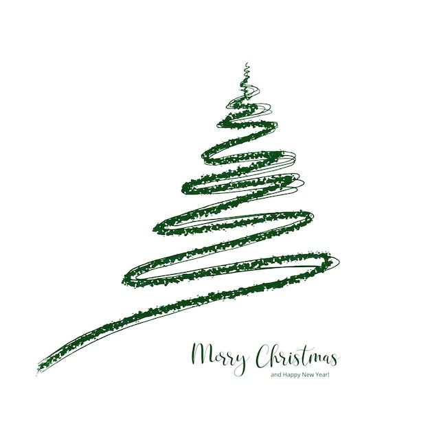 cute Christmas tree background 0052