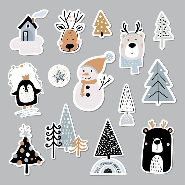 cute Christmas tree background 0078