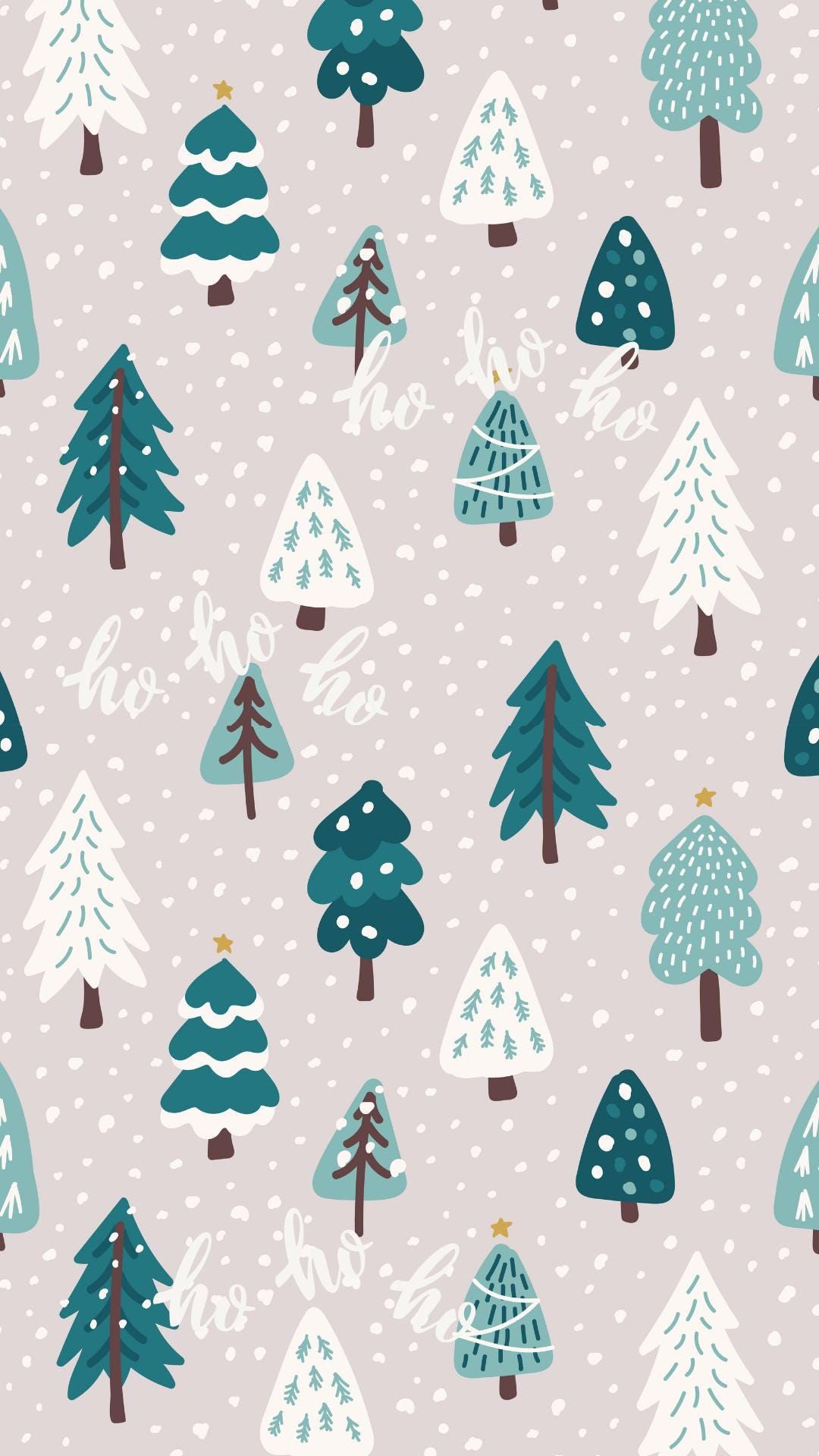 cute Christmas tree background 0079