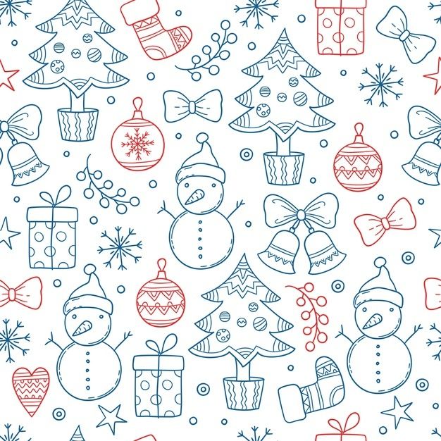 cute Christmas tree background 0089