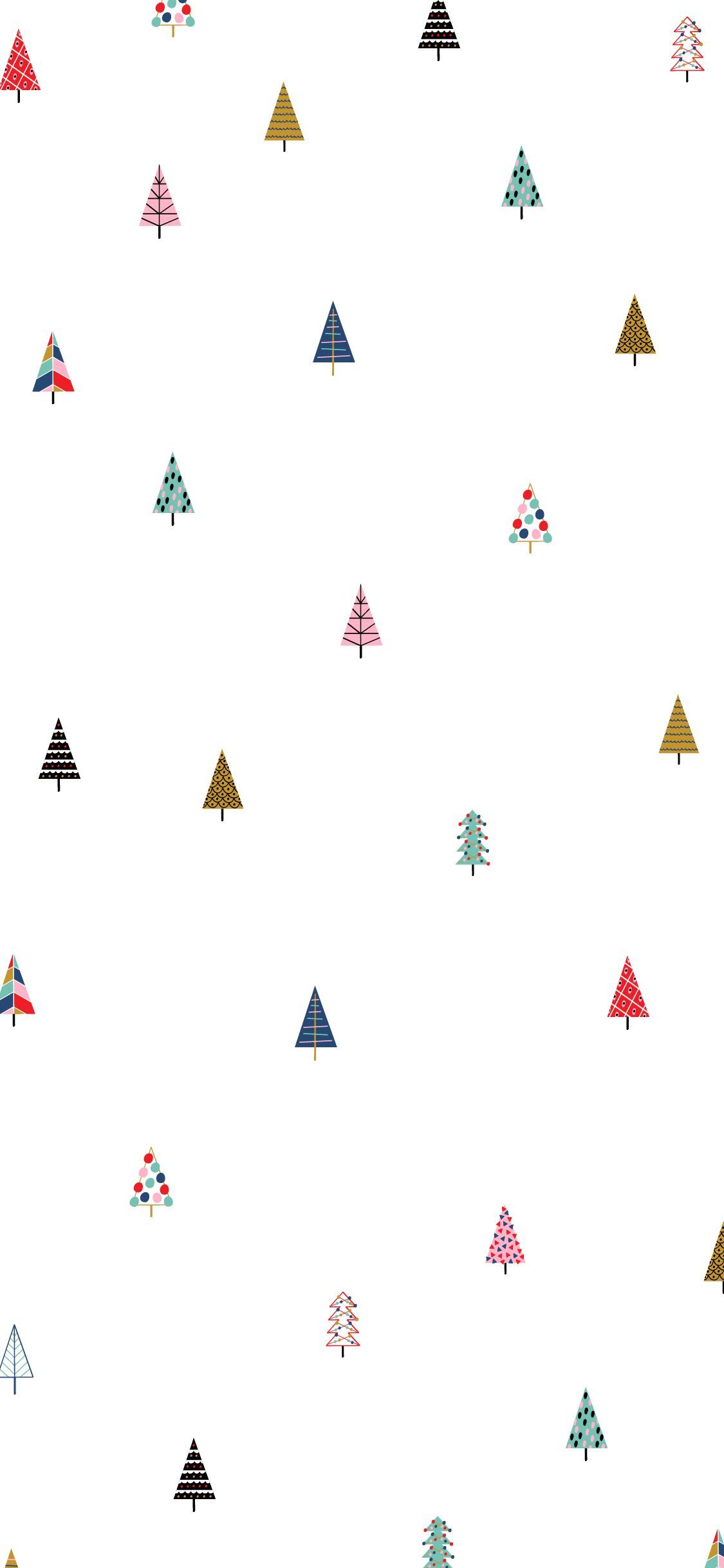 cute Christmas tree background 0094