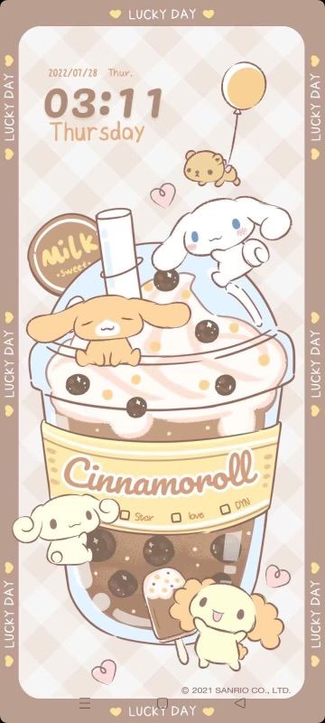 cute Cinnamon Roll backgrounds 0044