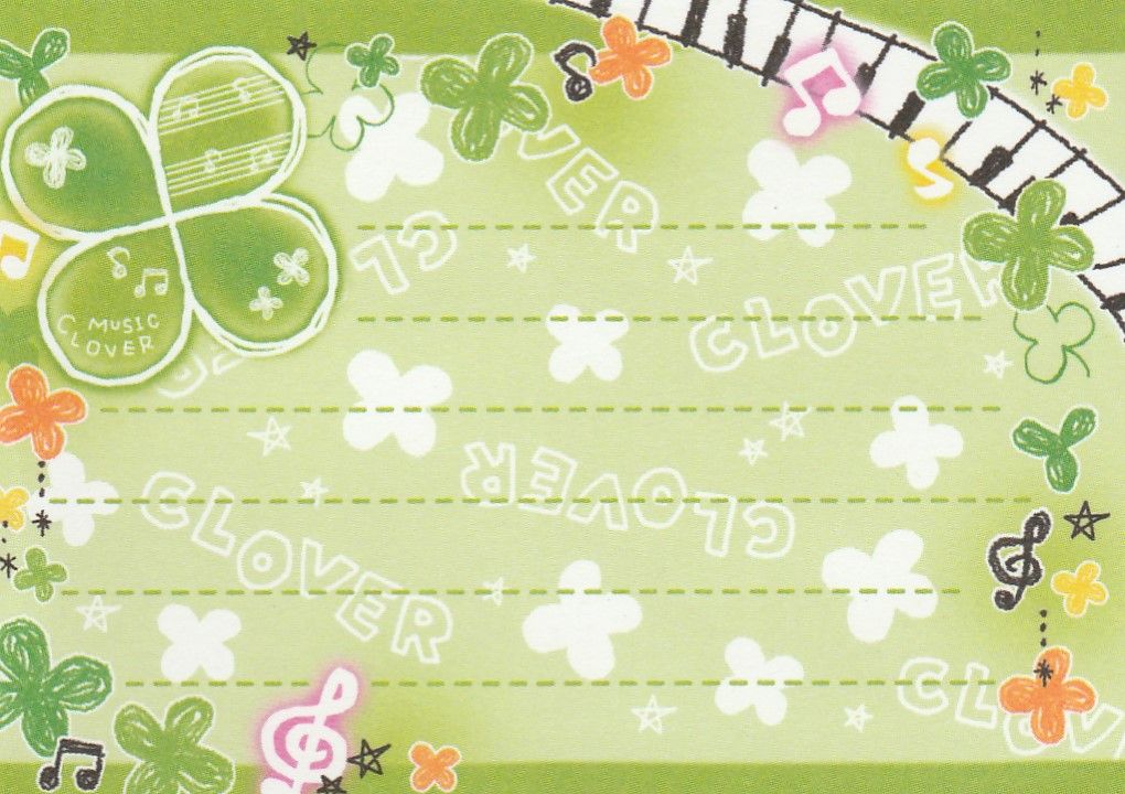 cute clover background 0046