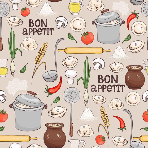 cute cooking background 0015