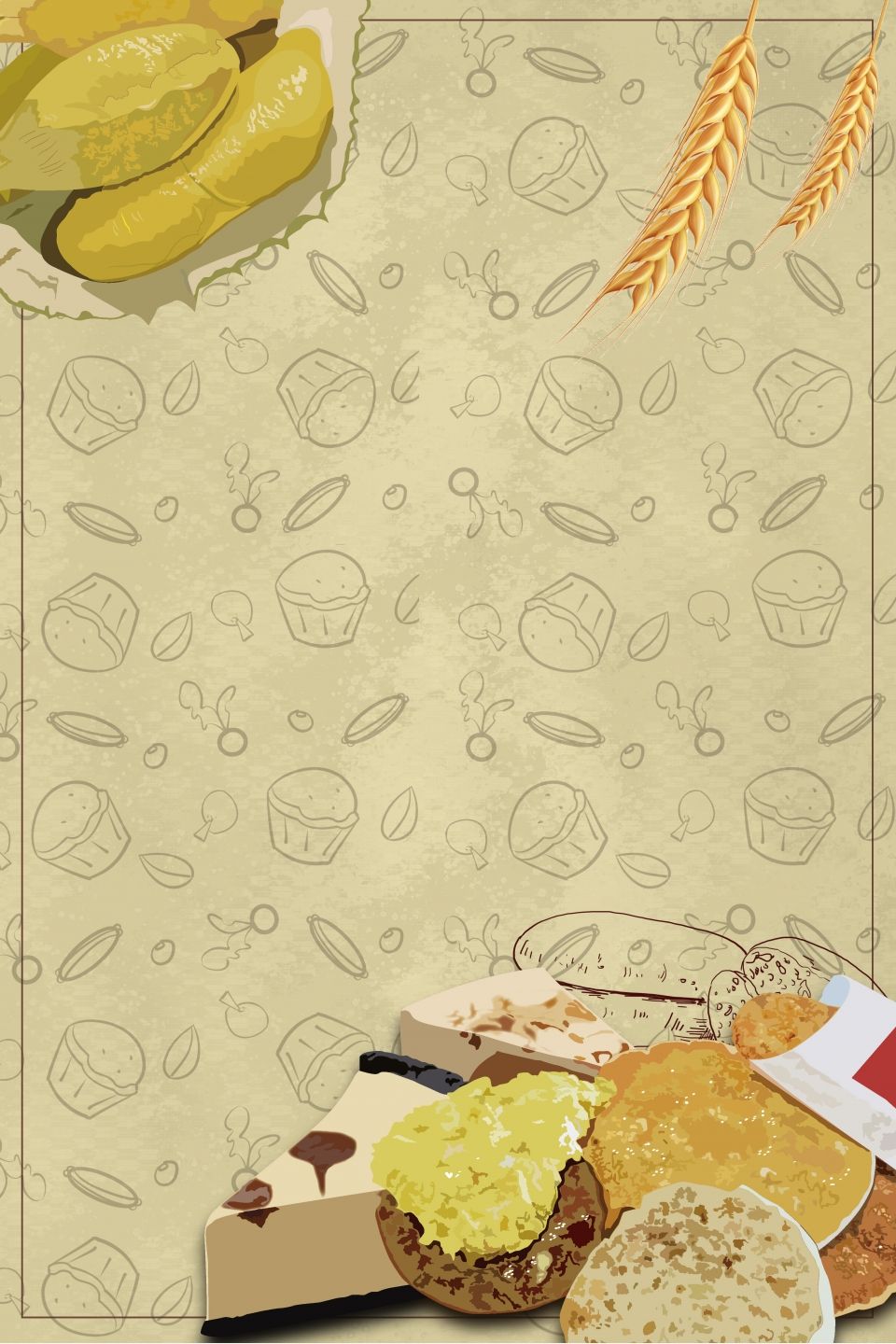 cute cooking background 0016