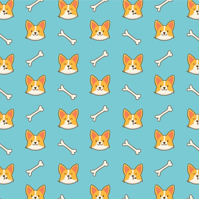 cute Corgi backgrounds 0013