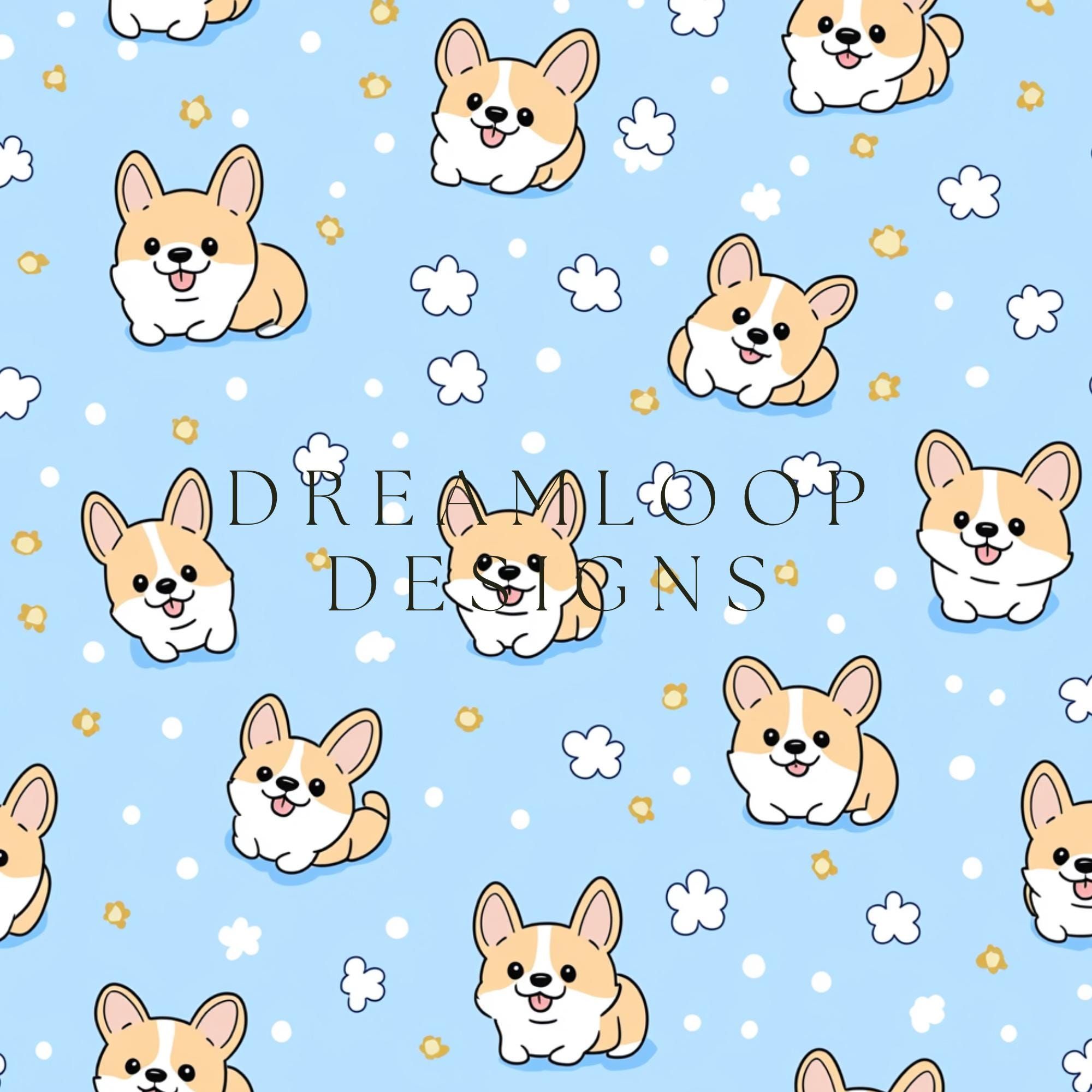 cute Corgi backgrounds 0037