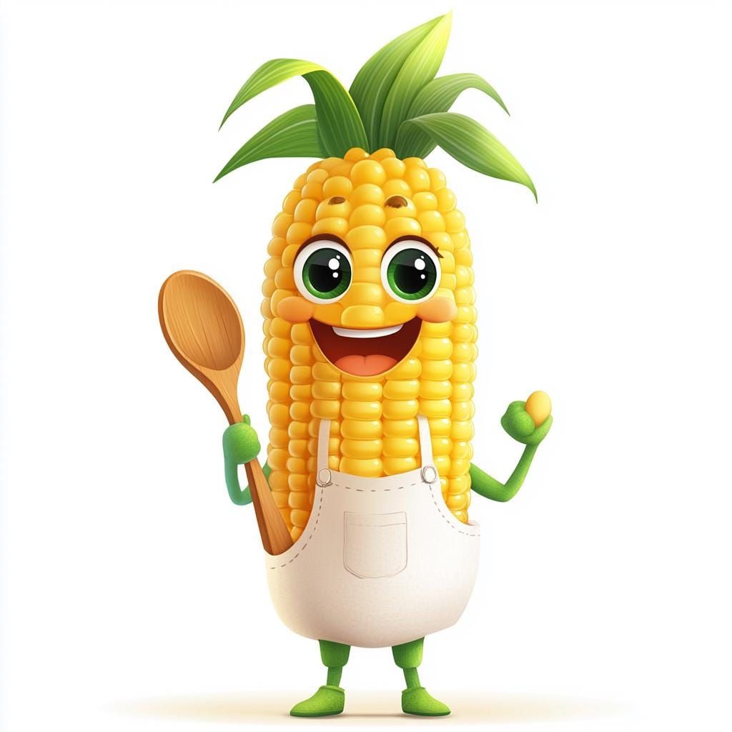 cute corn background 0066