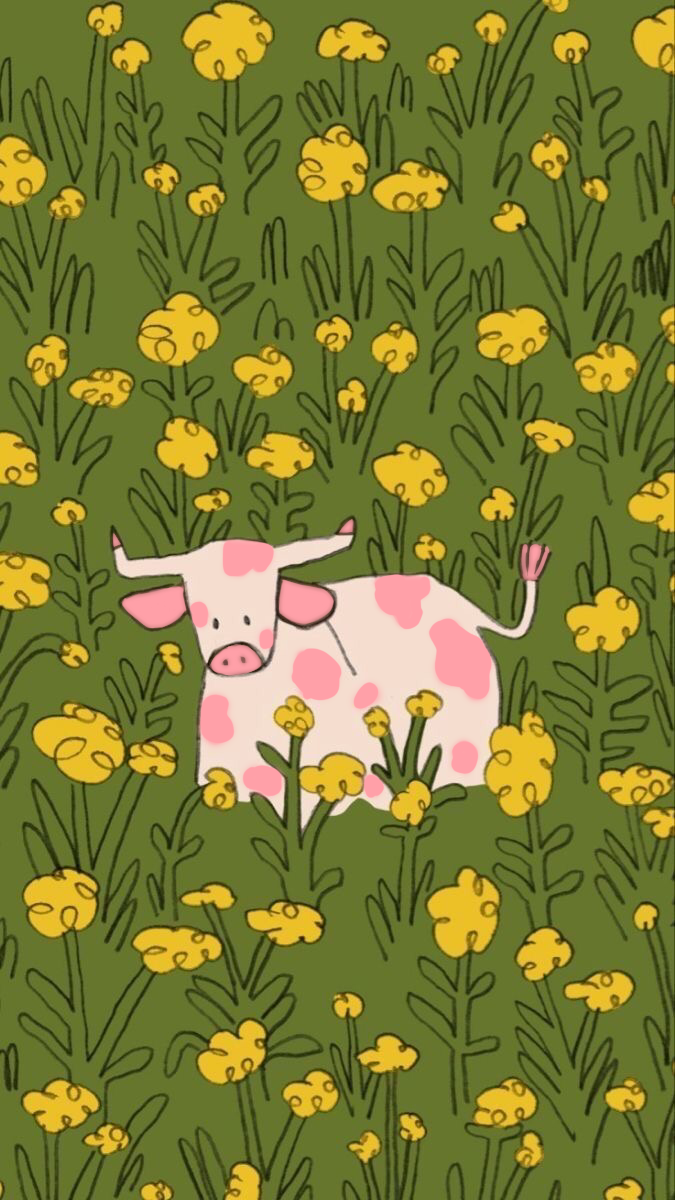 cute cow backgrounds 0083