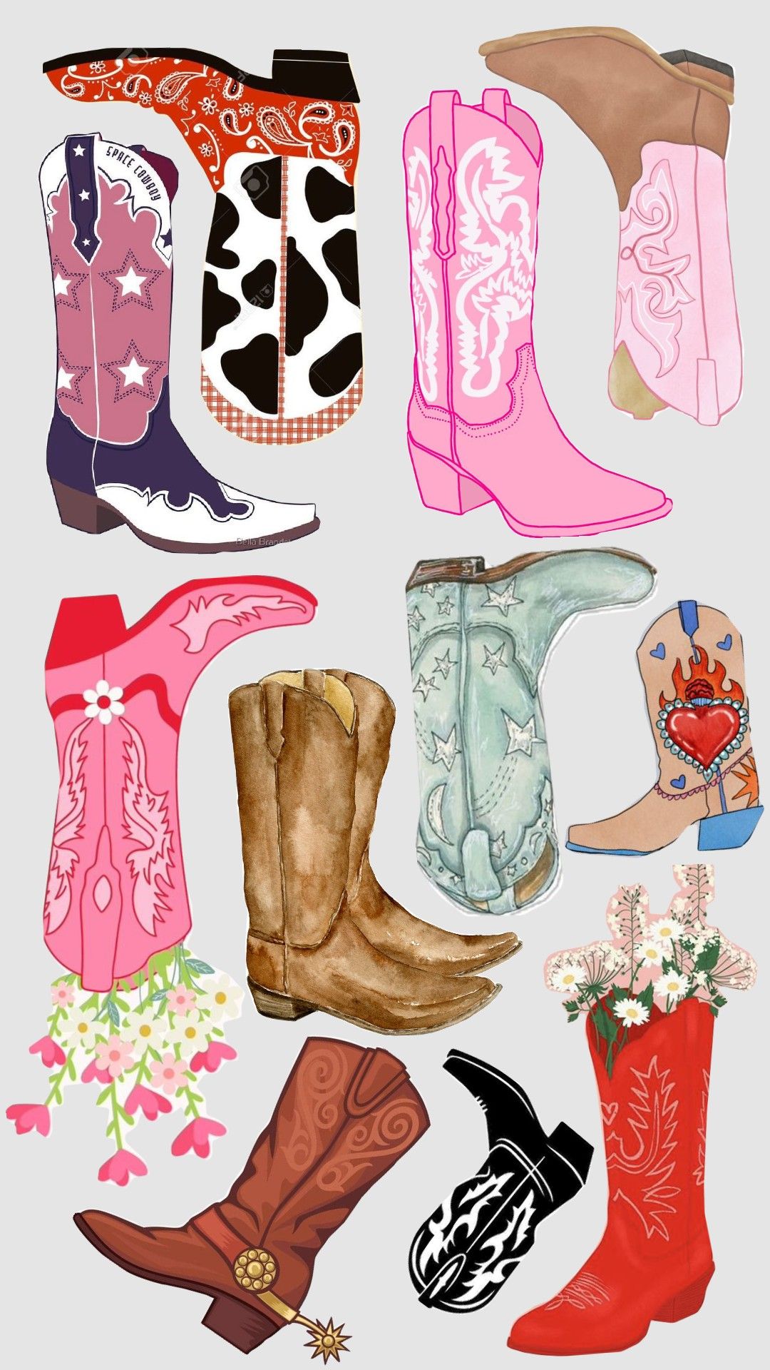 cute cowgirl backgrounds 0069