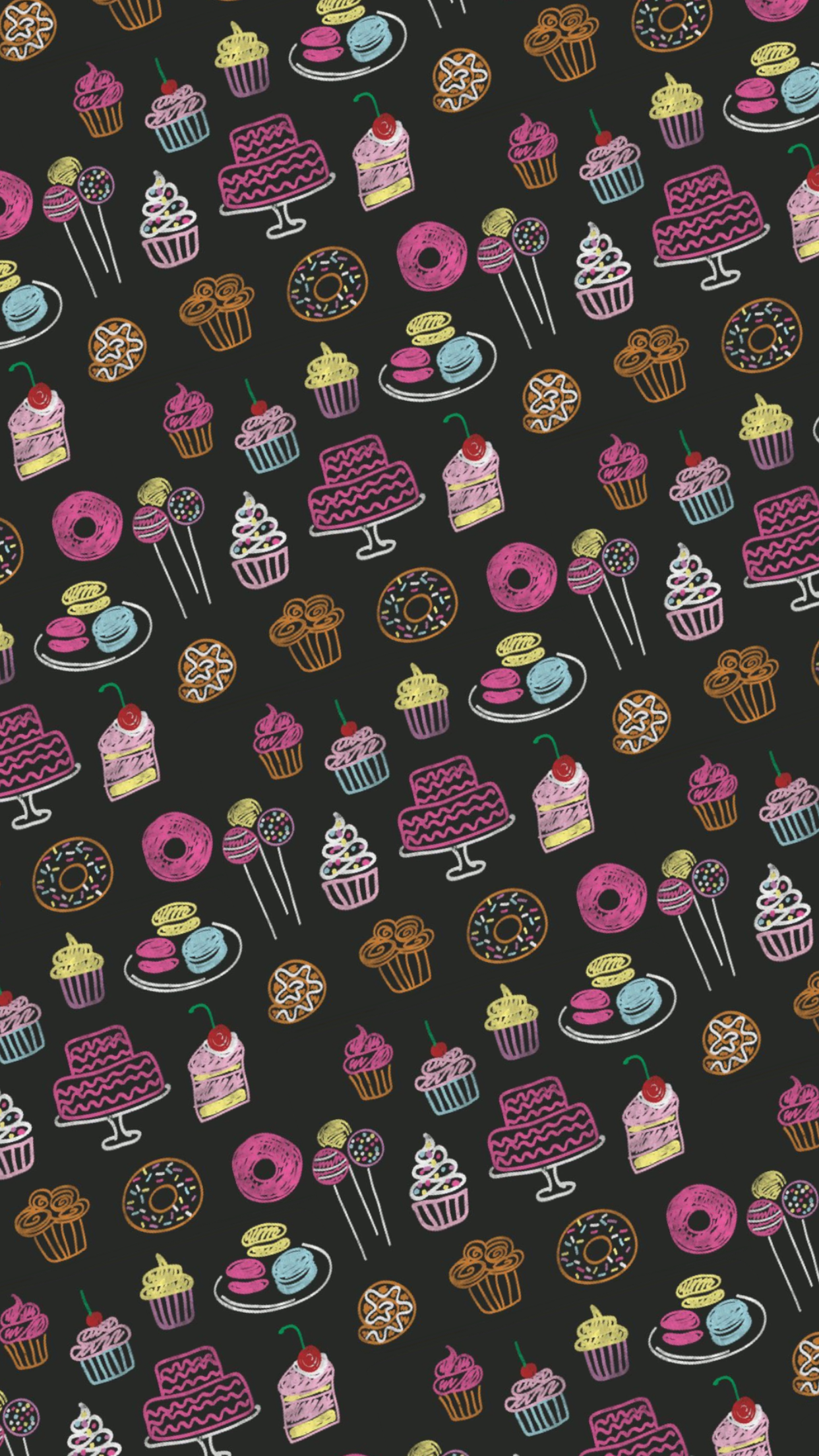 cute cupcake background 0014