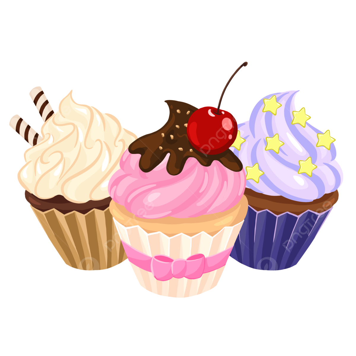 cute cupcake background 0018