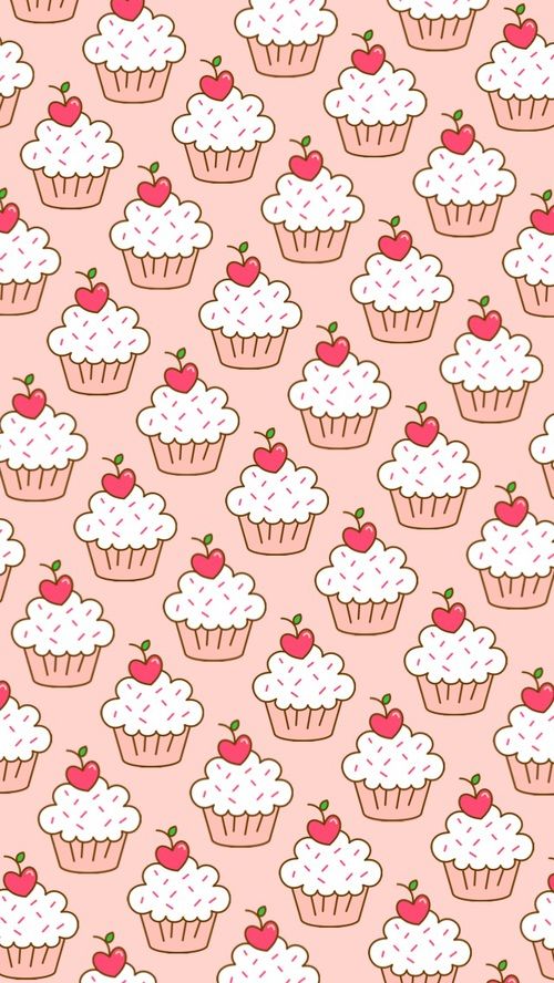 cute cupcake background 0022