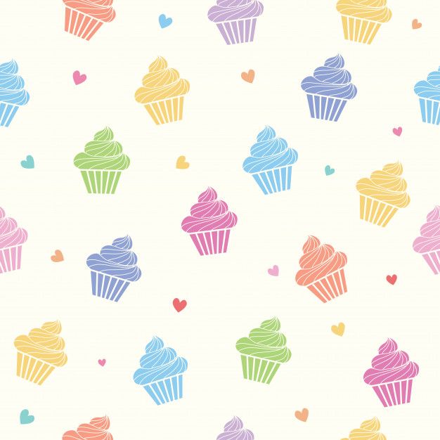 cute cupcake background 0024