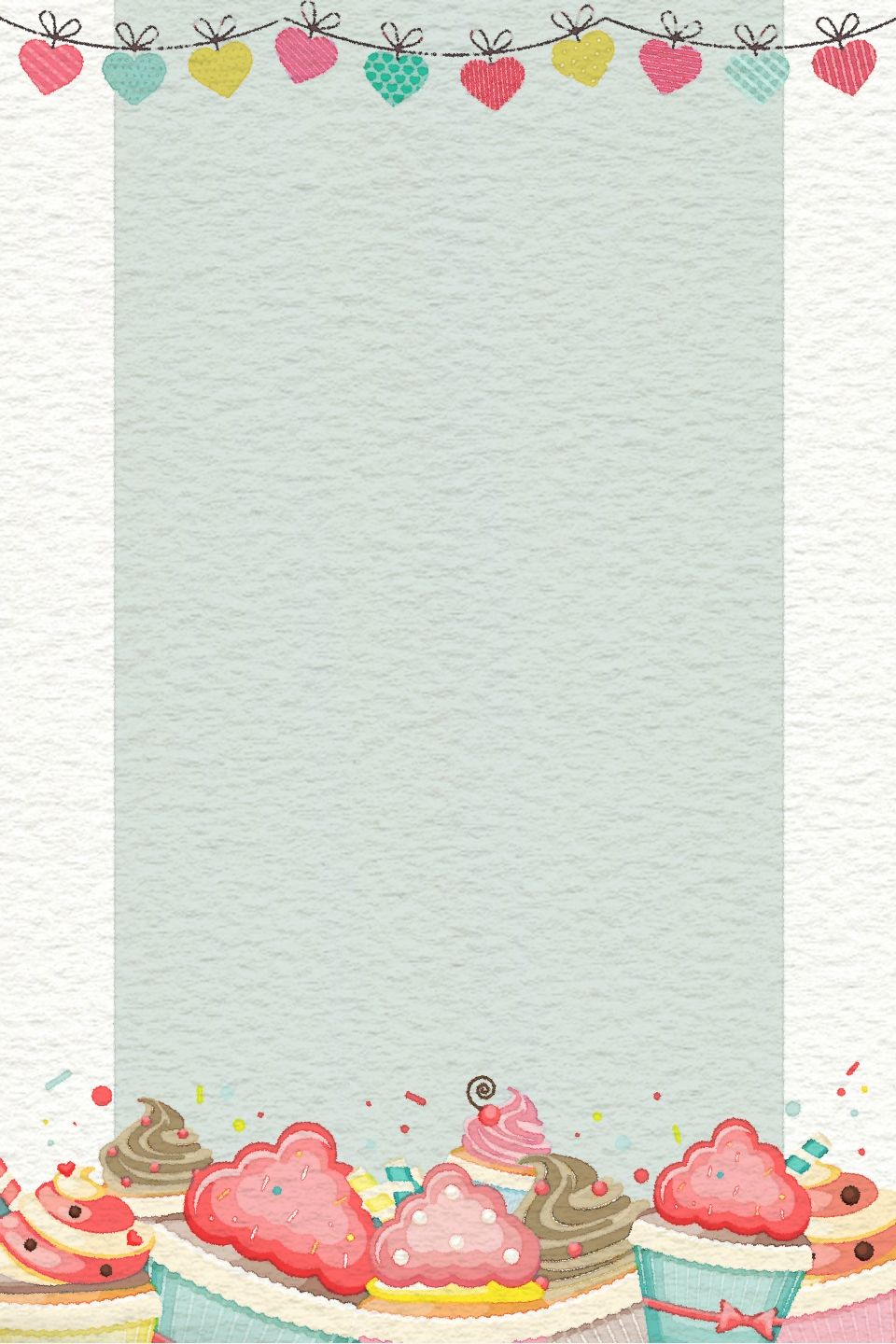 cute cupcake background 0026