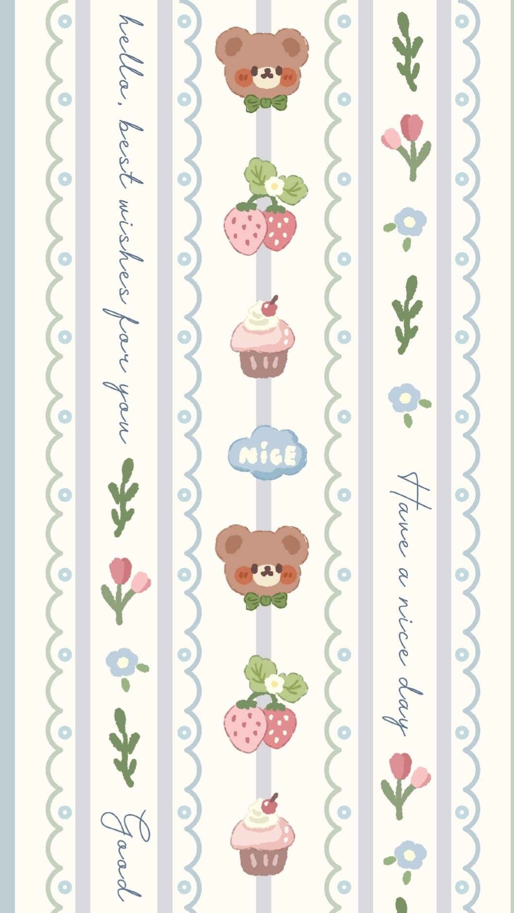 cute cupcake background 0031