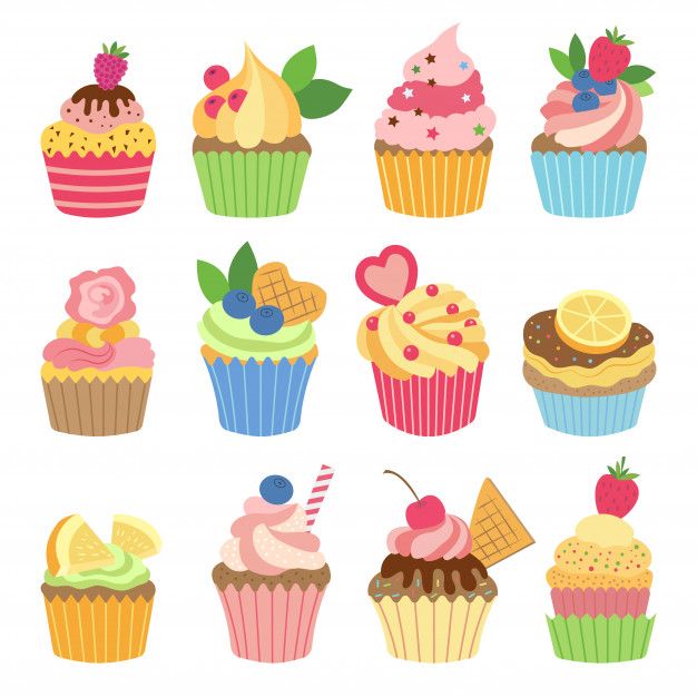 cute cupcake background 0041