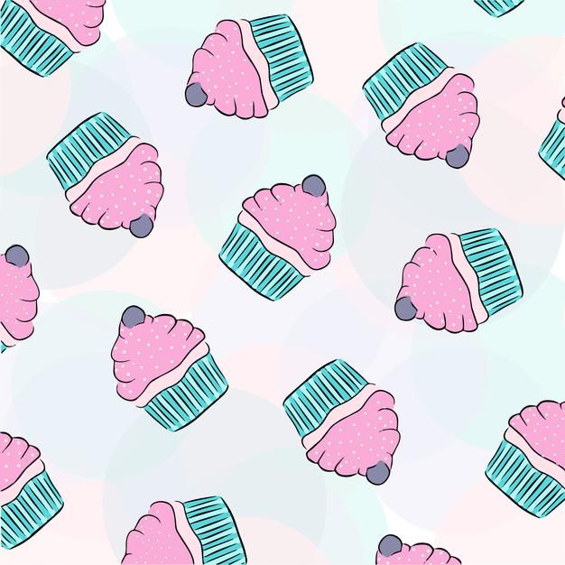 cute cupcake background 0047