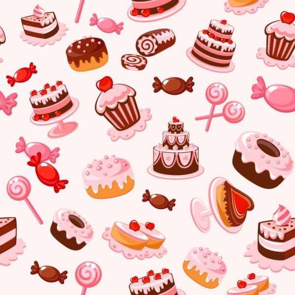 cute cupcake background 0052