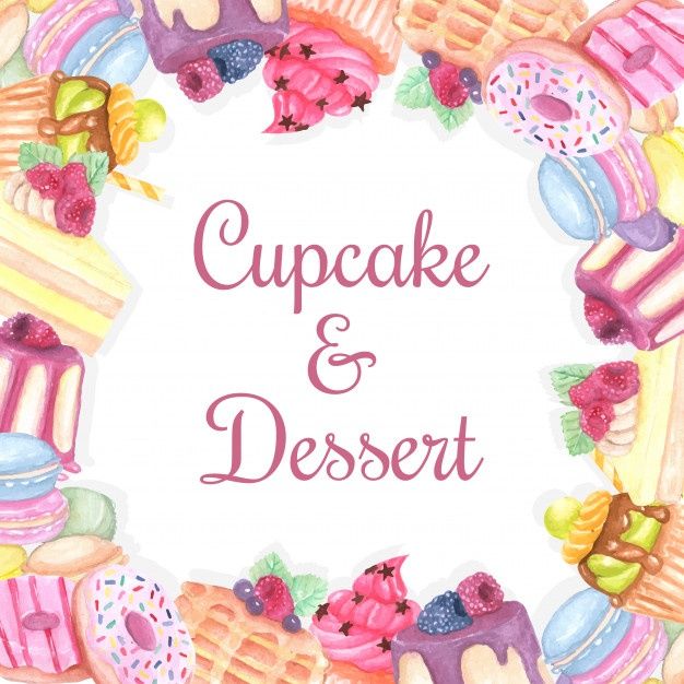 cute cupcake background 0093