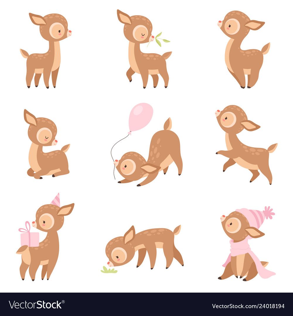 cute deer background 0019